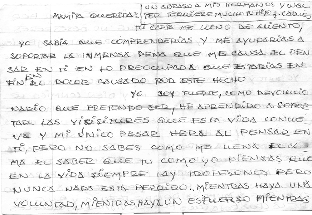 Carta JO carcel