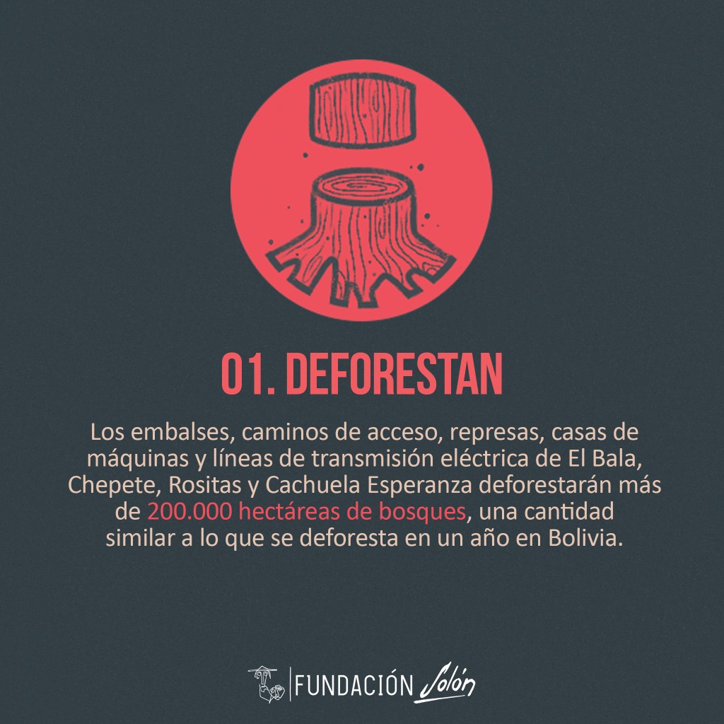 Infográfica: 14 razones para decir NO a las megahidroeléctricas