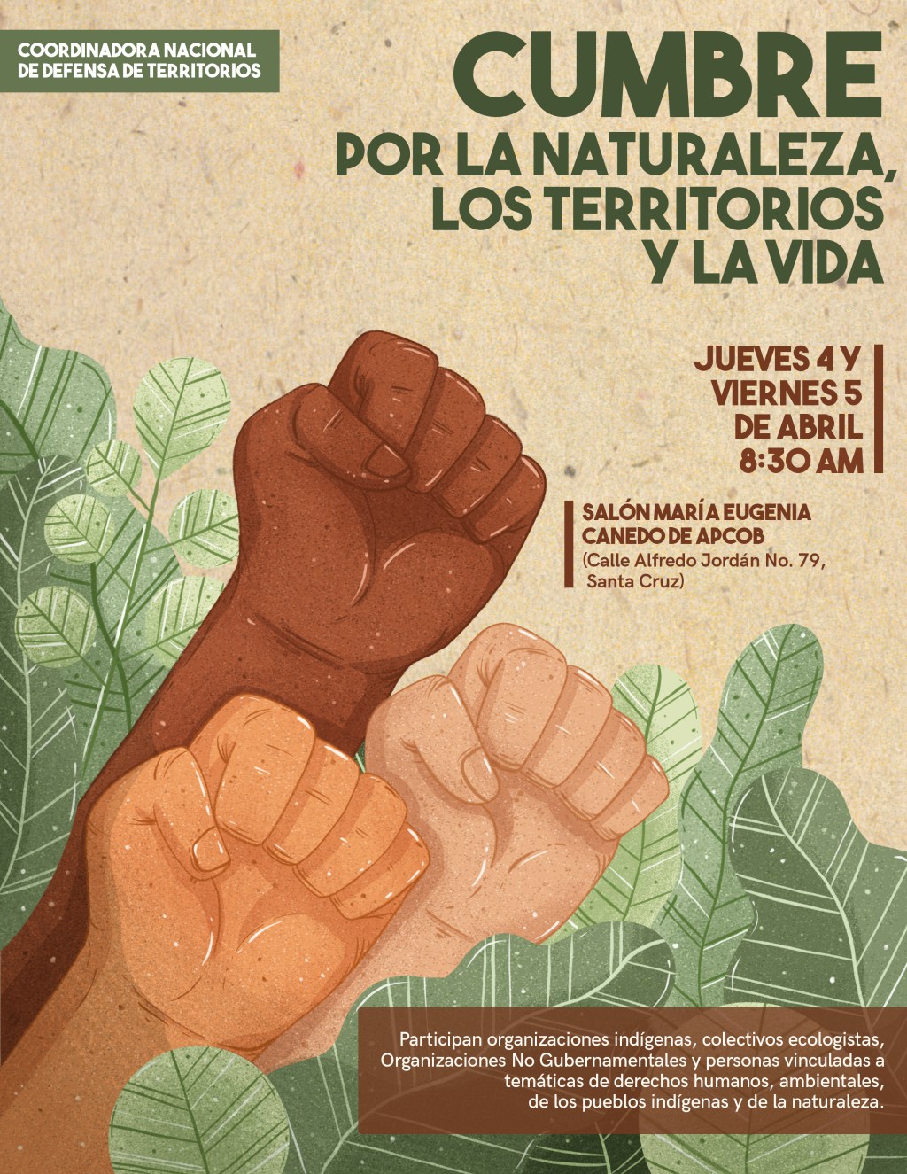 Cumbre por la naturaleza, los territorios y la&nbsp;vida