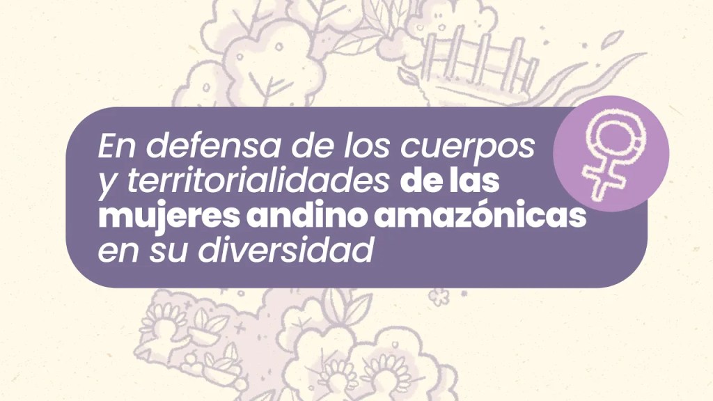 En defensa de los cuerpos y territorialidades de las mujeres andino amazónicas en su&nbsp;diversidad